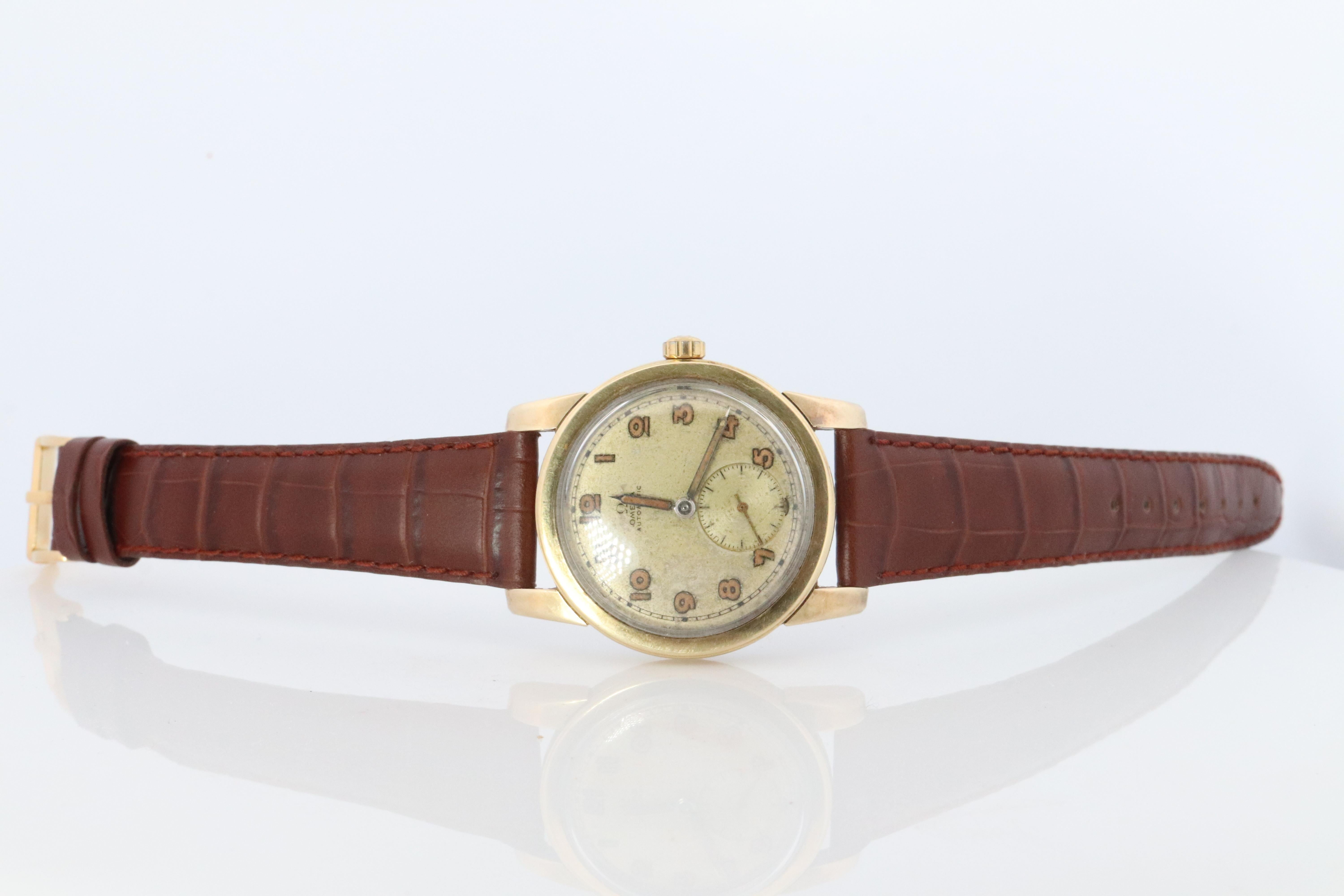 Reloj automático OMEGA 2576 Reloj de pulsera automático Omega Hammer Bumper 50s para caballero en venta 3