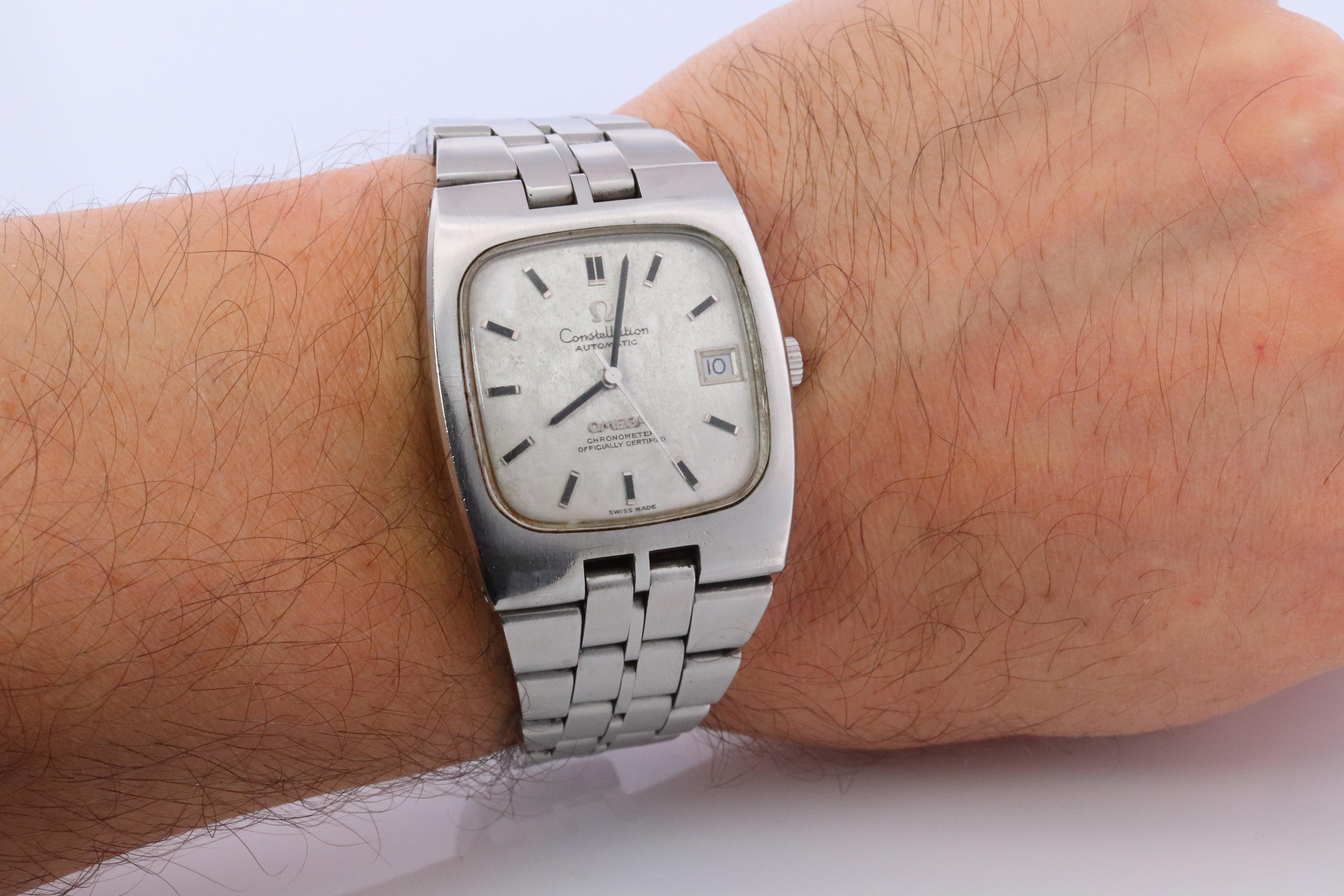 OMEGA Automatic Watch. Omega Constellation Chronometer Mens Watch. For Sale 3