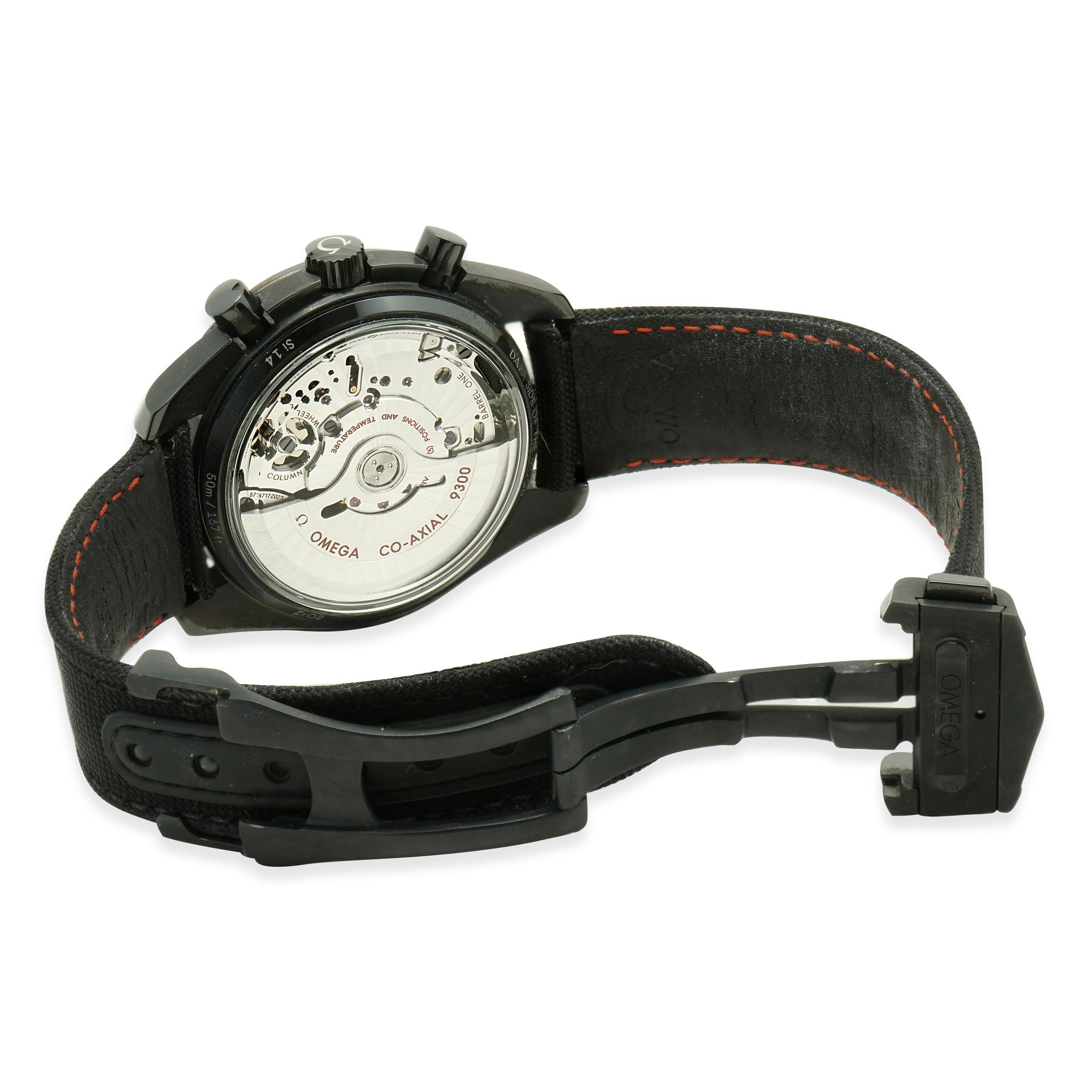 Omega Black Ceramic Speedmaster Dark Side of The Moon Herren im Angebot
