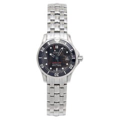 Omega Black Stainless Seamaster 212.30.28.61.01.001 Women's Wristwatch 28 mm