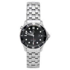 Omega Black Stainless Steel Seamaster 212.30.41.61.01.001 Men's Wristwatch 41 mm