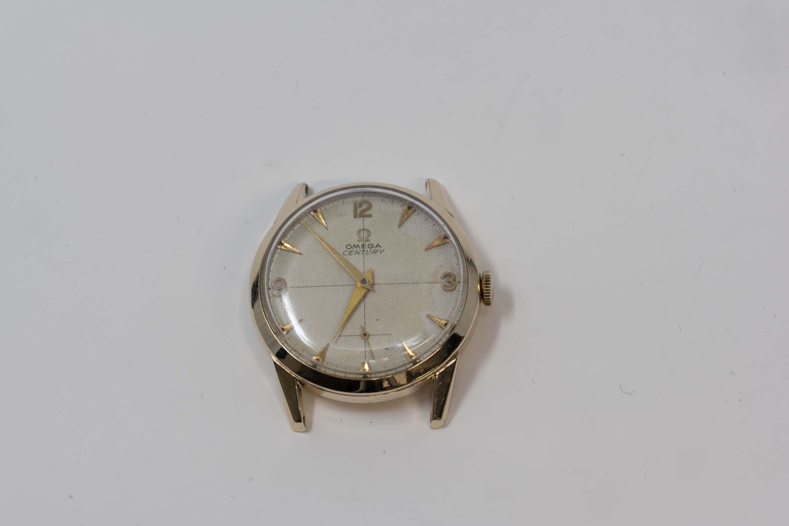 Men's Omega Century 10k Gold-Filled Manual Winding Watch For Sale