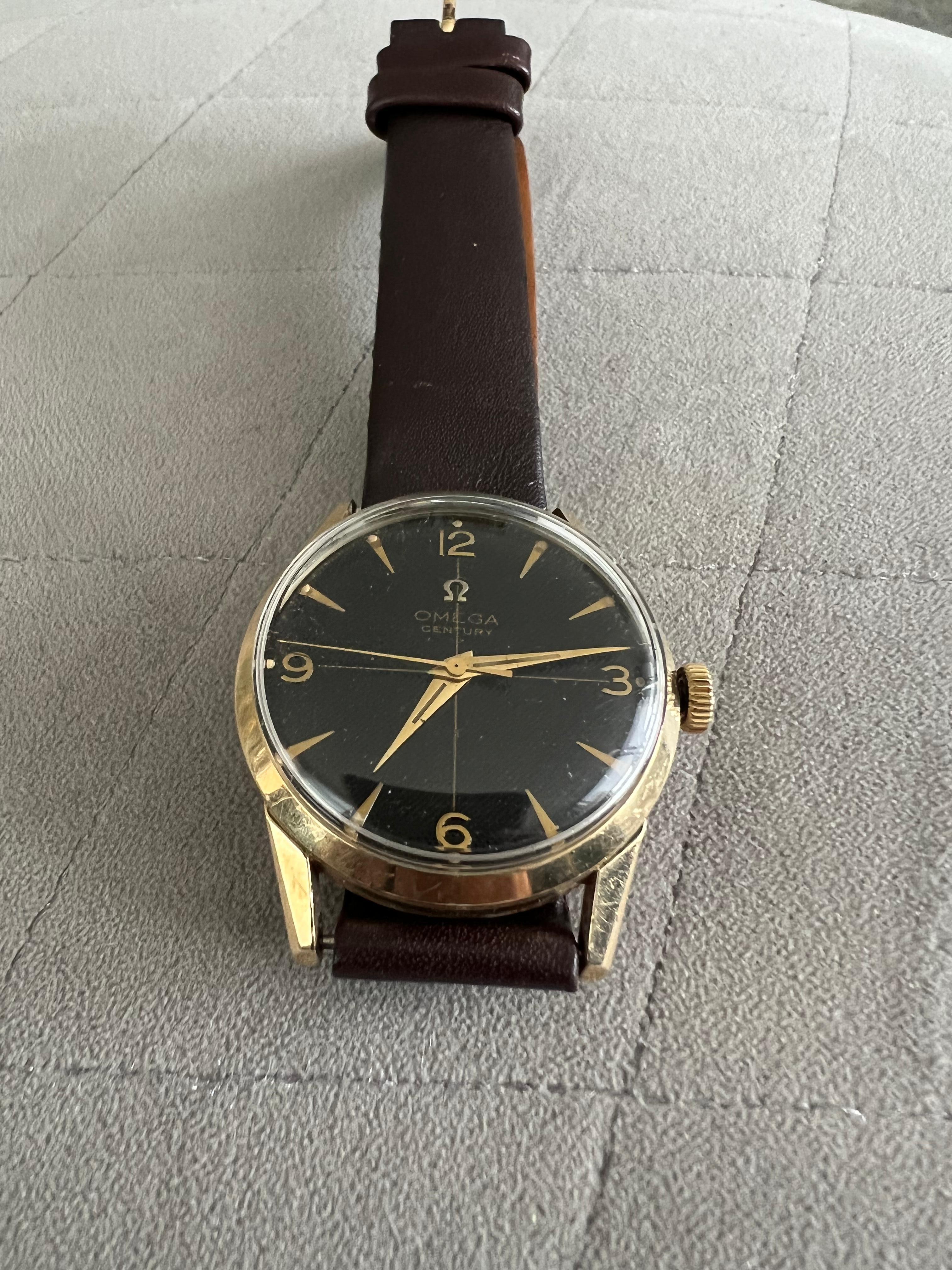 omega 10k gold watch
