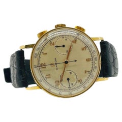 Omega Choreograph Vintage 18k gold wrist watch cal.33.3 1950