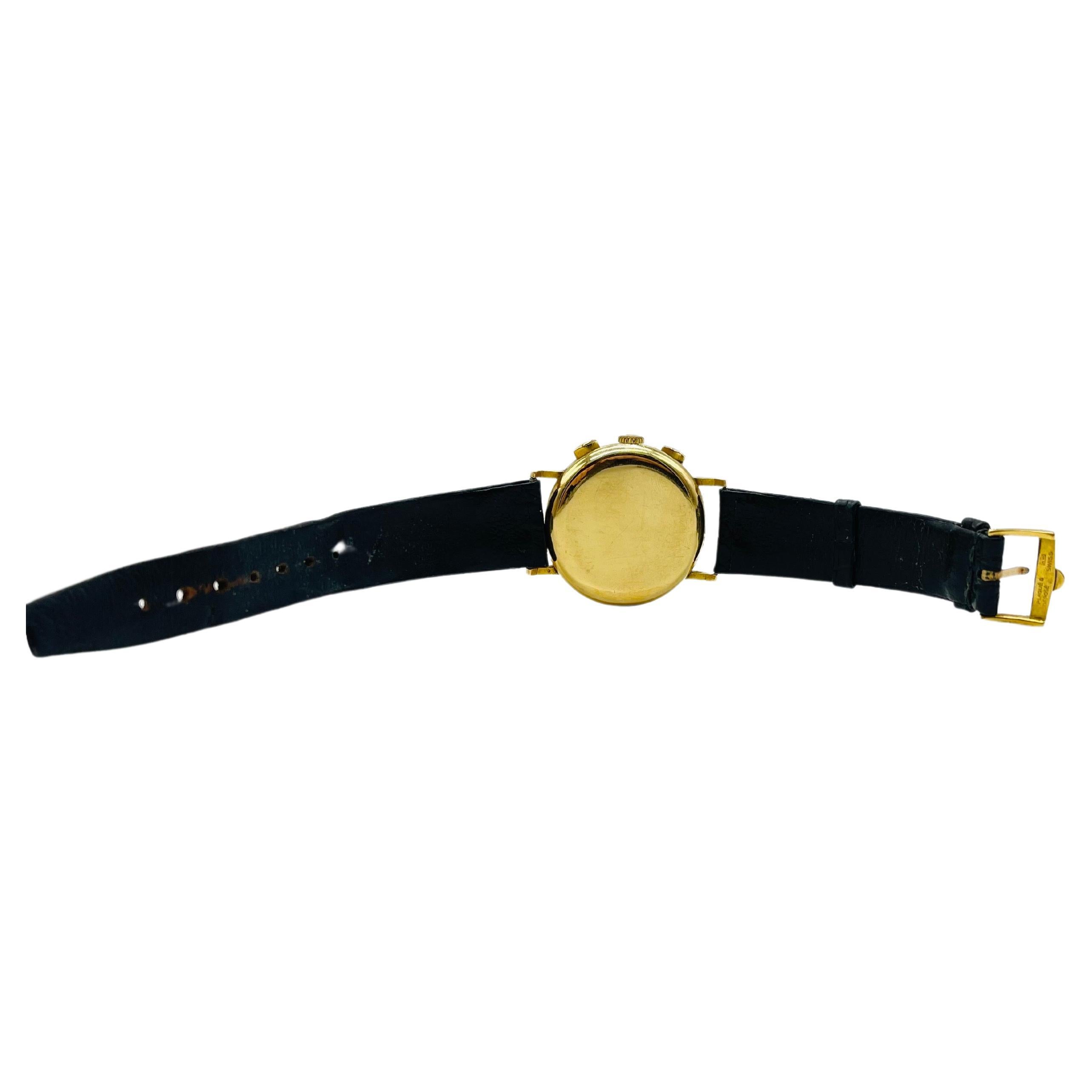 Omega Montre-bracelet chorégraphiée vintage en or 18 carats cal.33.3 1950 en vente 1