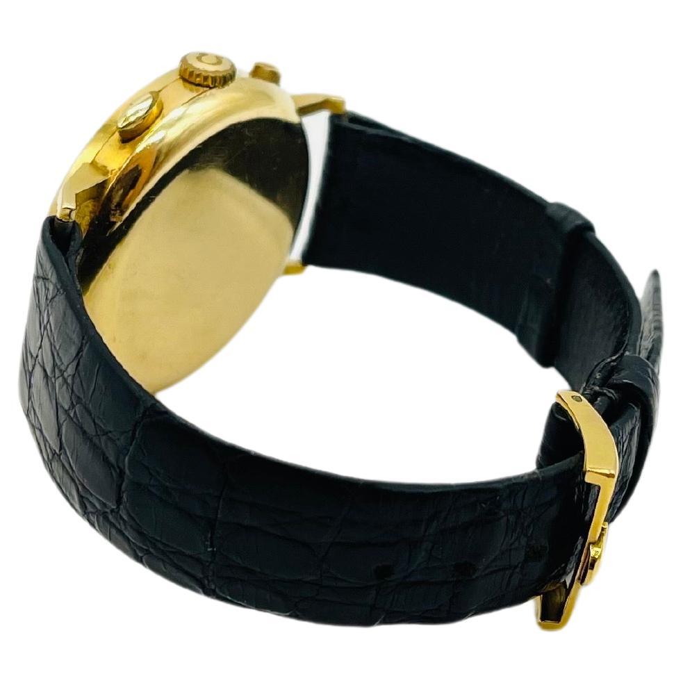 Omega Montre-bracelet chorégraphiée vintage en or 18 carats cal.33.3 1950 en vente 4
