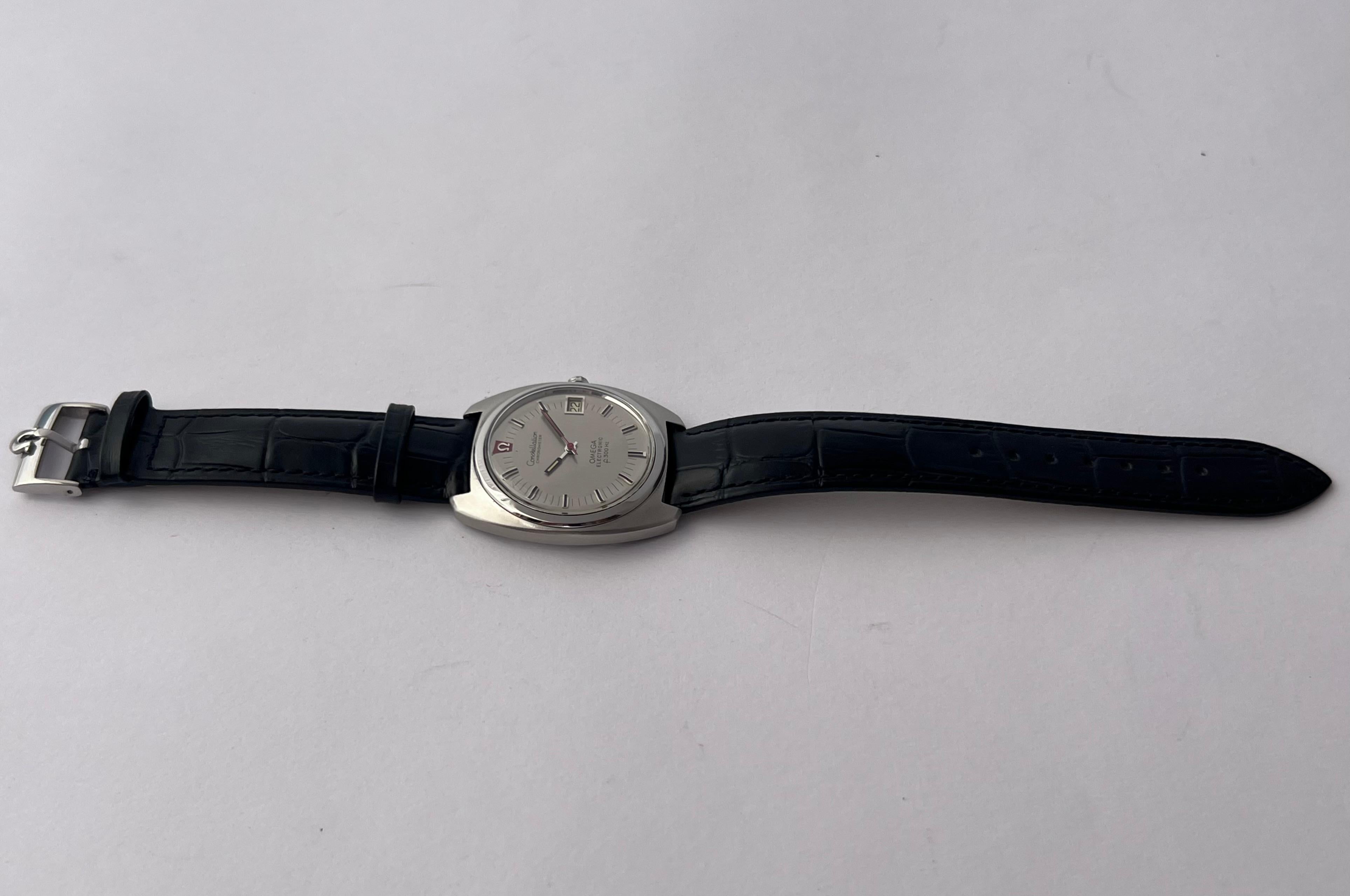 Omega Chronometer Elektronische f300 Uhr In Box Vintage 70er Jahre 6