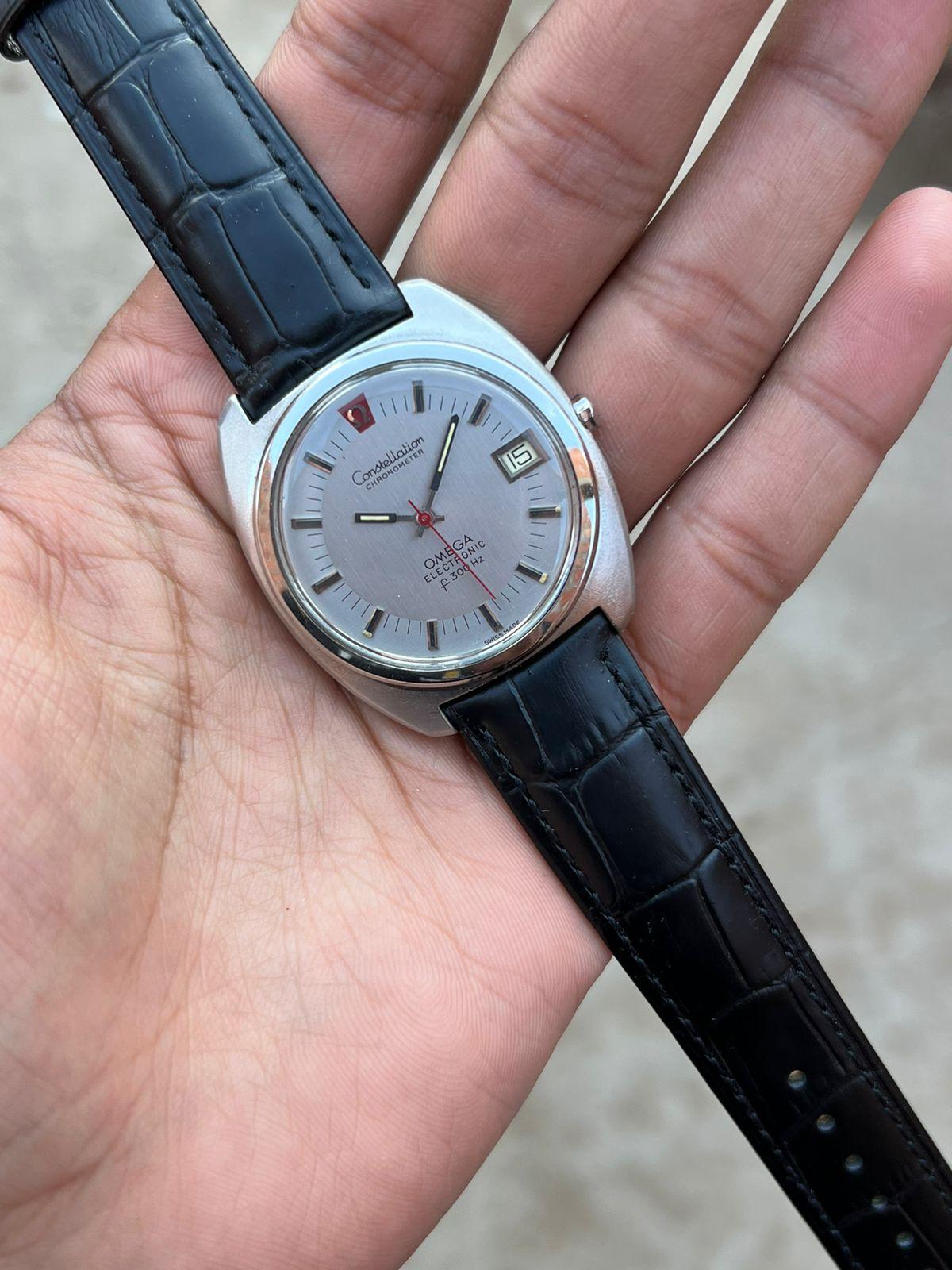 Omega Chronometer Elektronische f300 Uhr In Box Vintage 70er Jahre 10