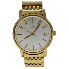 Omega Classic 1360104 Gold Plated –  Manual Wind – 1977 – Original Bracelet