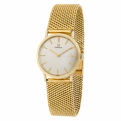 Omega Classic D6649 14 Karat Ivory Dial Manual Watch