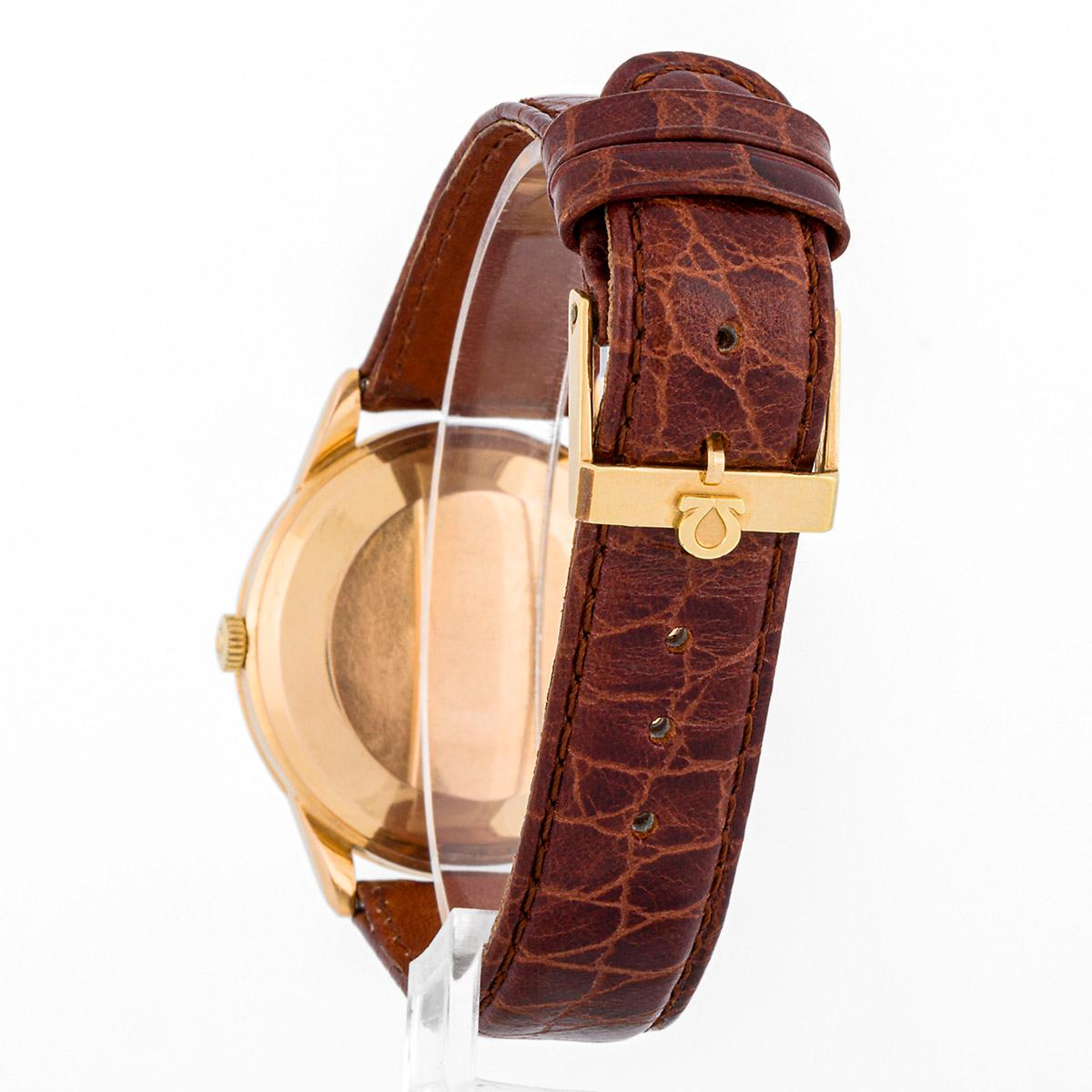 Omega Classic Vintage goldenes Zifferblatt im Angebot 2
