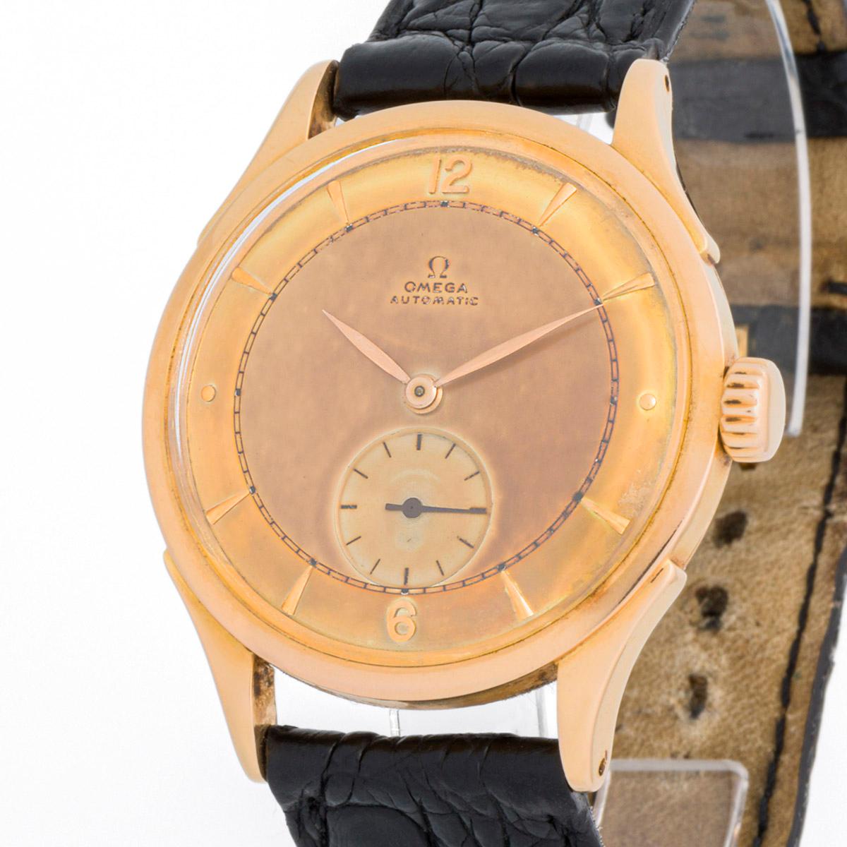 Omega Classic - Vintage Tropical two tone dial Herren im Angebot