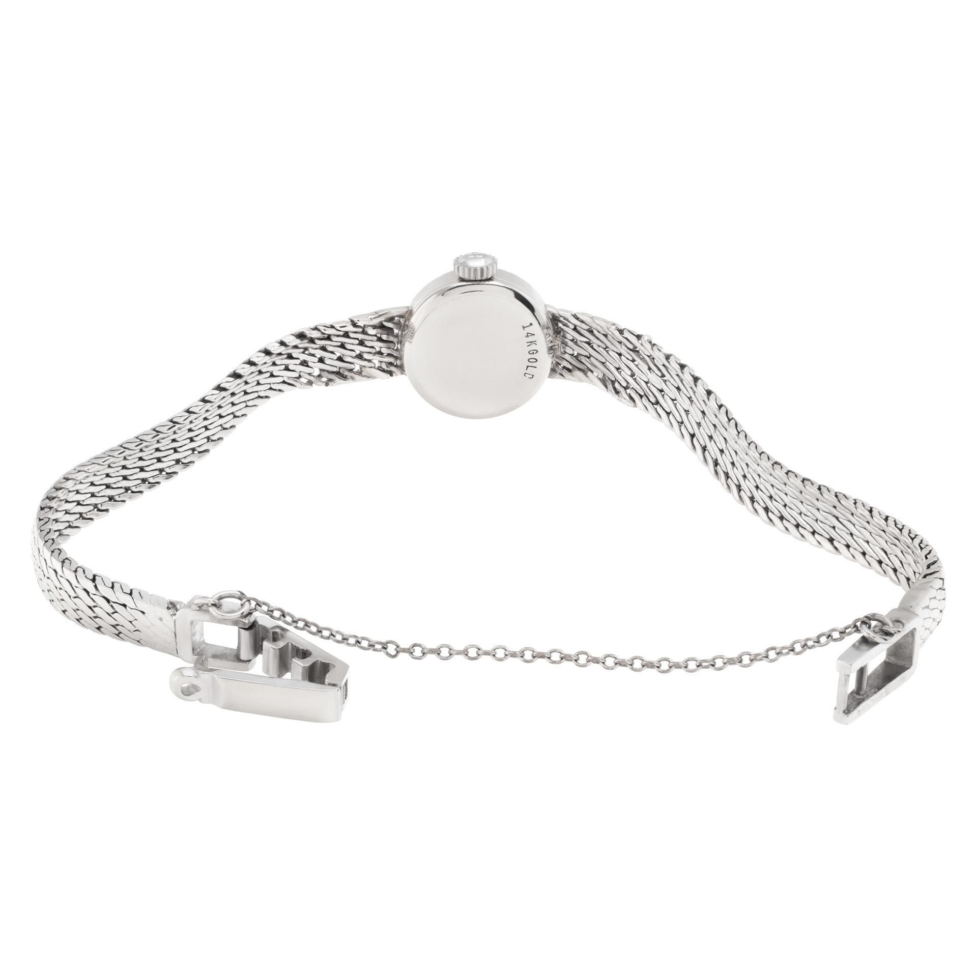 Women's Omega Cocktail 14k white gold Manual wristwatch