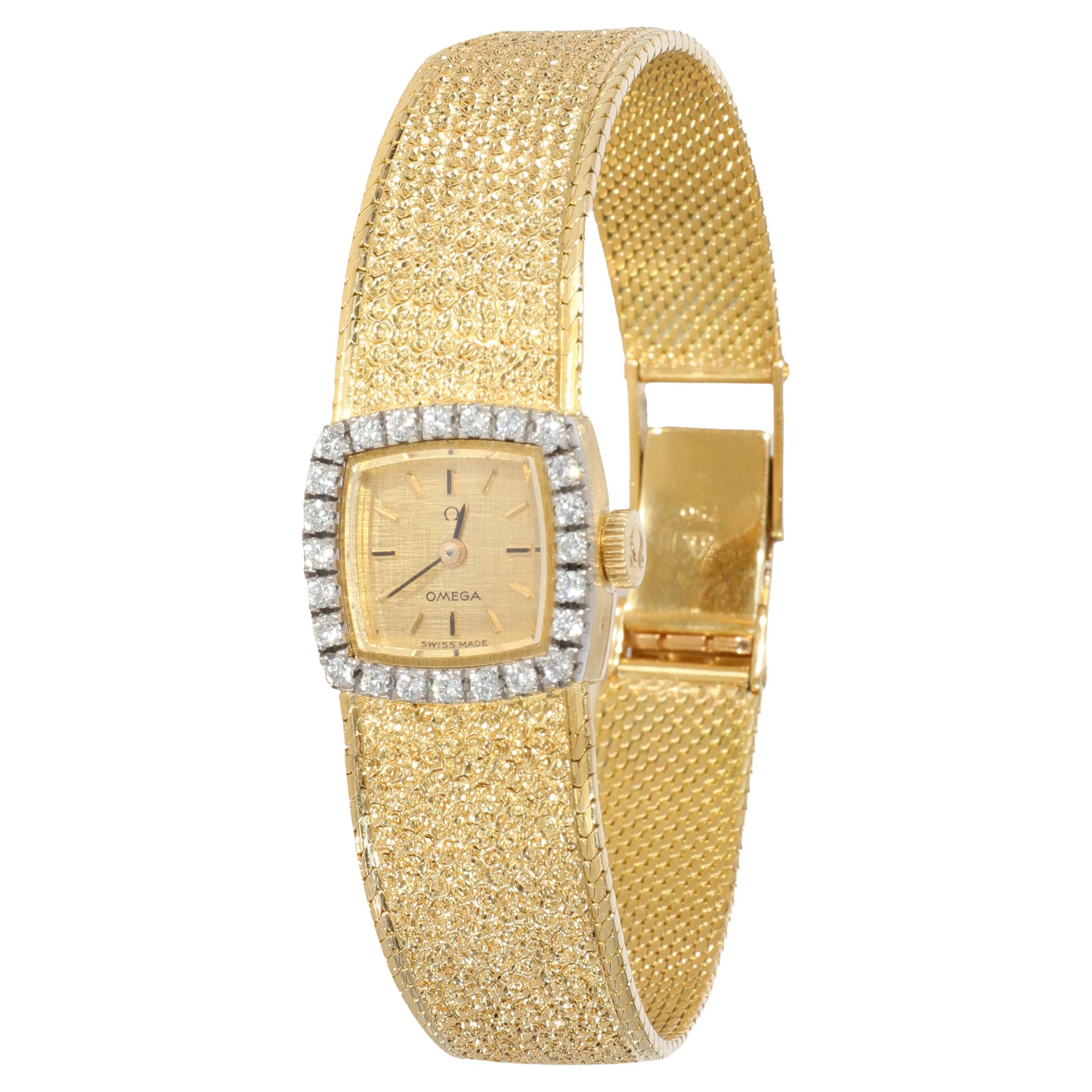 Omega Cocktail 8127 Damenuhr aus Gelbgold