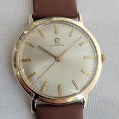 Omega Collection GX6525 34mm 14k Solid Gold Mens Automatic 1950s Vintage RA579