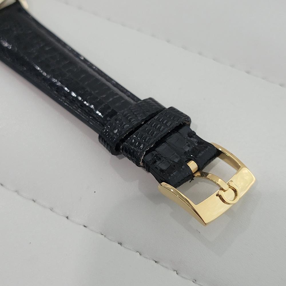 Omega Collection GX6525 34mm 14k Solid Gold Mens Automatic 1950s Vintage RA579 For Sale 4