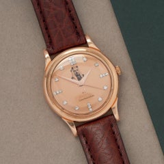 Omega Constellation 0 0 Men Rose Gold Sheikh of Bahrain' Watch