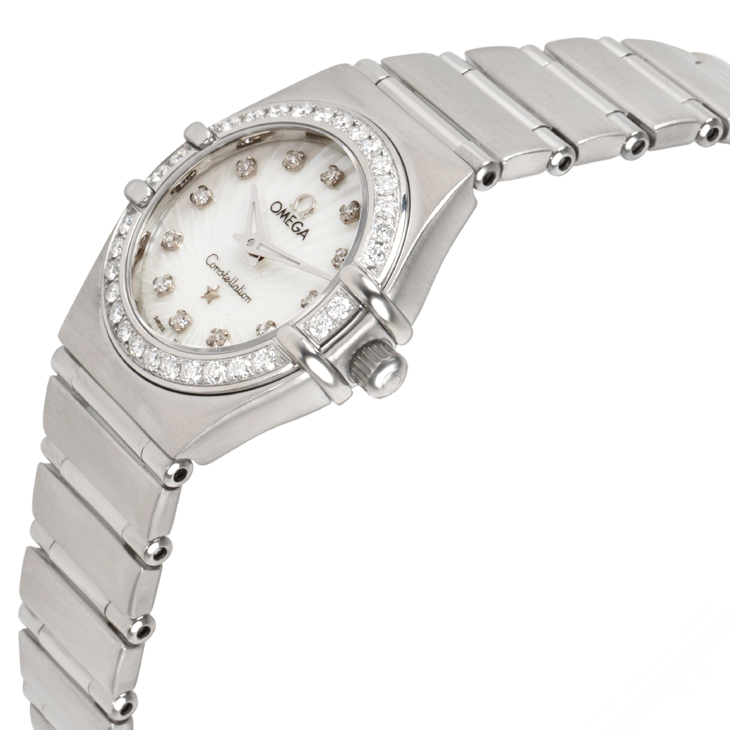 Omega Constellation 111.15.23.60.55.001 Women's Watch in Stainless Steel In Excellent Condition In New York, NY