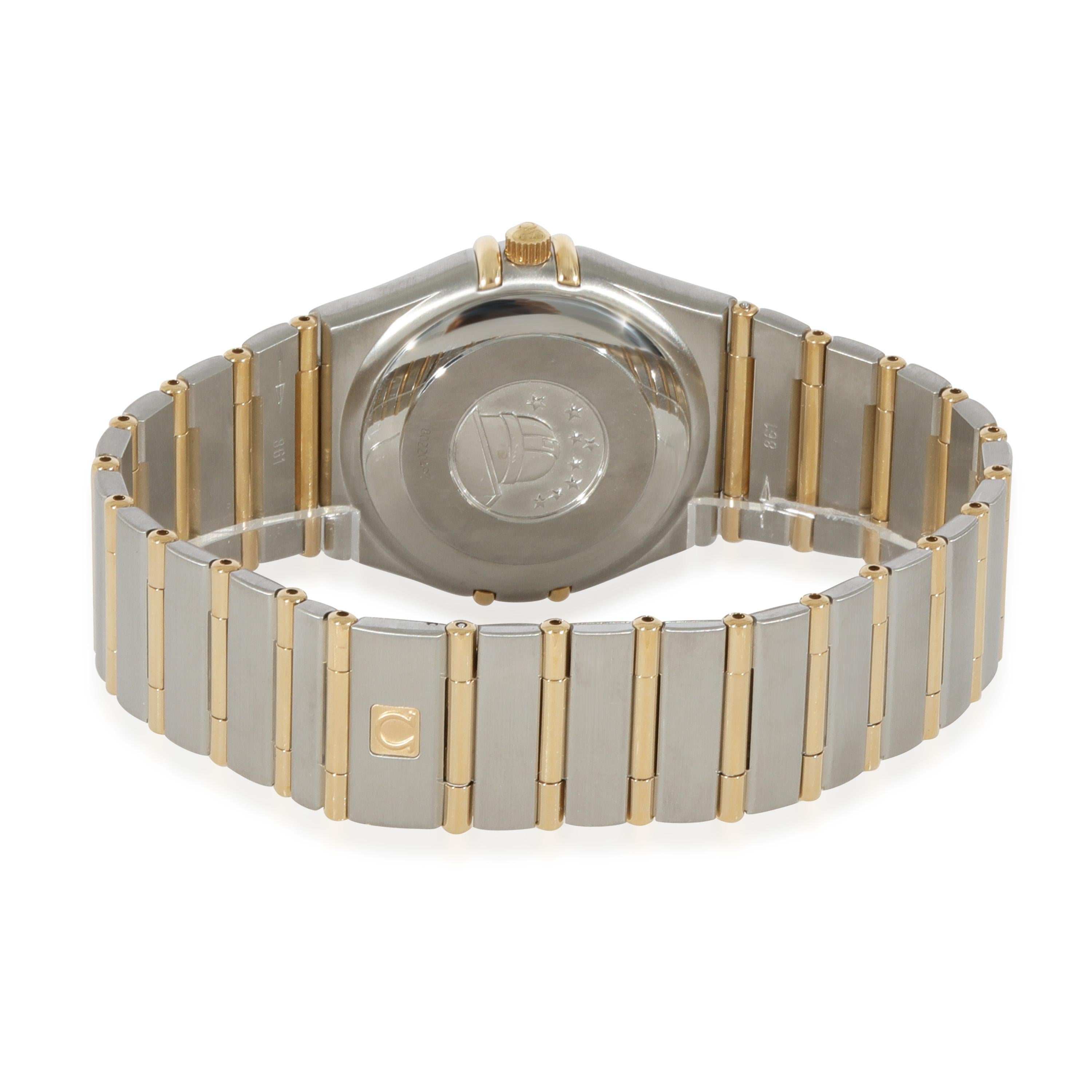 Omega Constellation 1202.10.00 Men's Watch in 18kt Stainless Steel/Yellow Gold

SKU: 125864

PRIMARY DETAILS
Brand: Omega
Model: Constellation
Country of Origin: Switzerland
Movement Type: Mechanical: Automatic/Kinetic
Year of Manufacture: