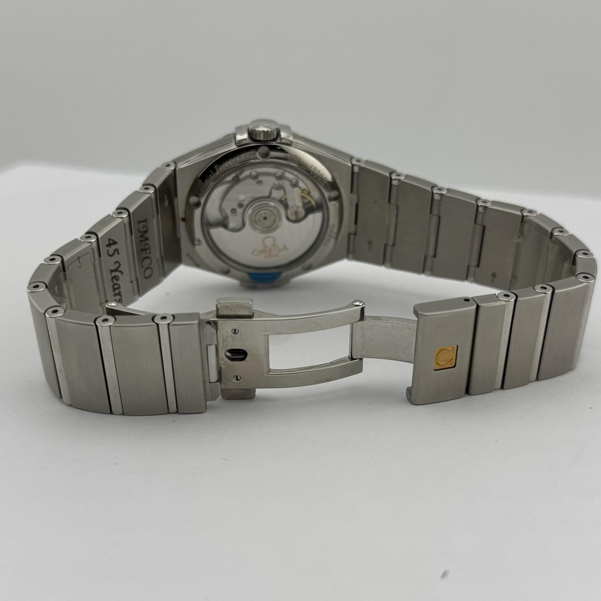 Omega Constellation 123.10.35.20.52.002 Plata Esfera Diamante Caja Papeles 35mm en venta 5