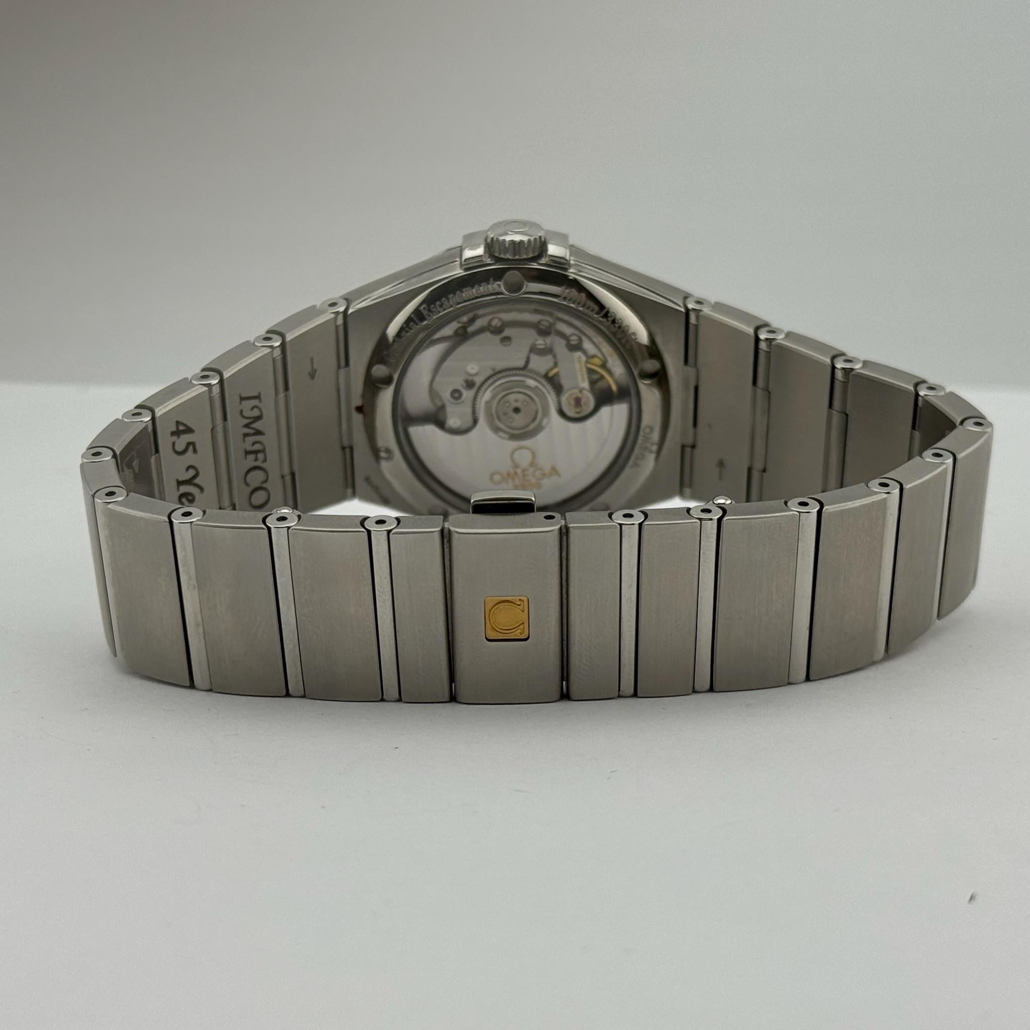 Omega Constellation 123.10.35.20.52.002 Plata Esfera Diamante Caja Papeles 35mm en venta 2
