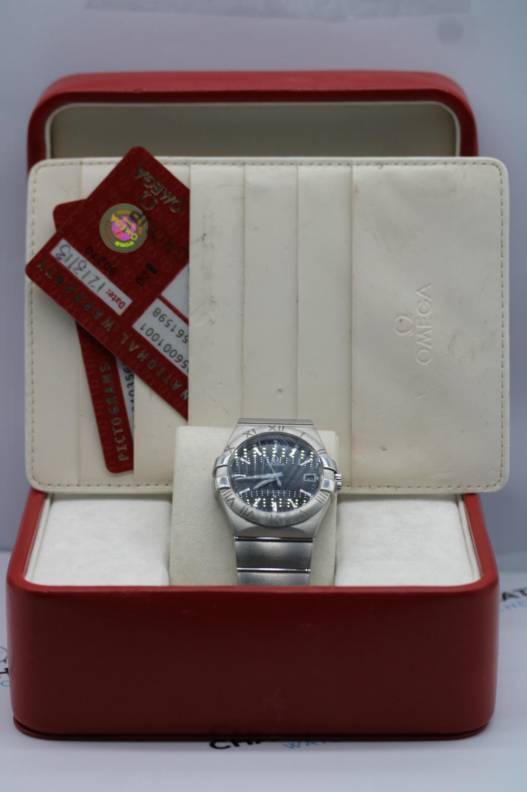 Omega Constellation 123.10.35.60.01.001  35mm  Quadrante nero  Quarzo in vendita 6
