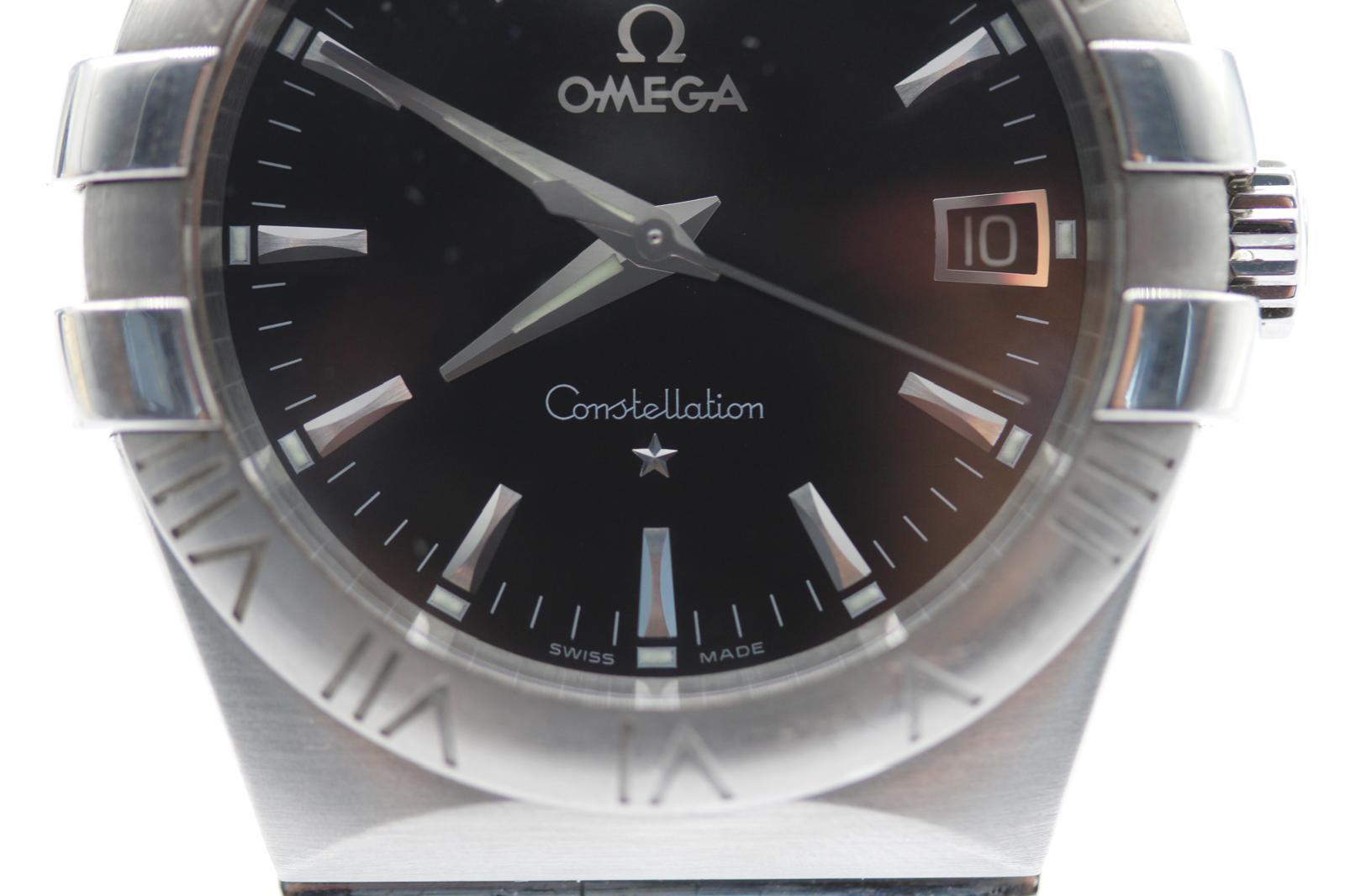 da uomo o donna Omega Constellation 123.10.35.60.01.001  35mm  Quadrante nero  Quarzo in vendita