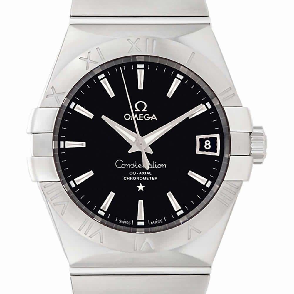 Contemporary Omega Constellation 123.10.38.21.01.001, Black Dial, Certified