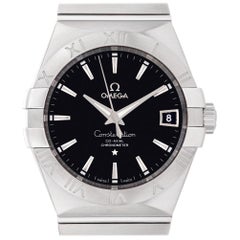 Omega Constellation 123.10.38.21.01.001, Black Dial, Certified