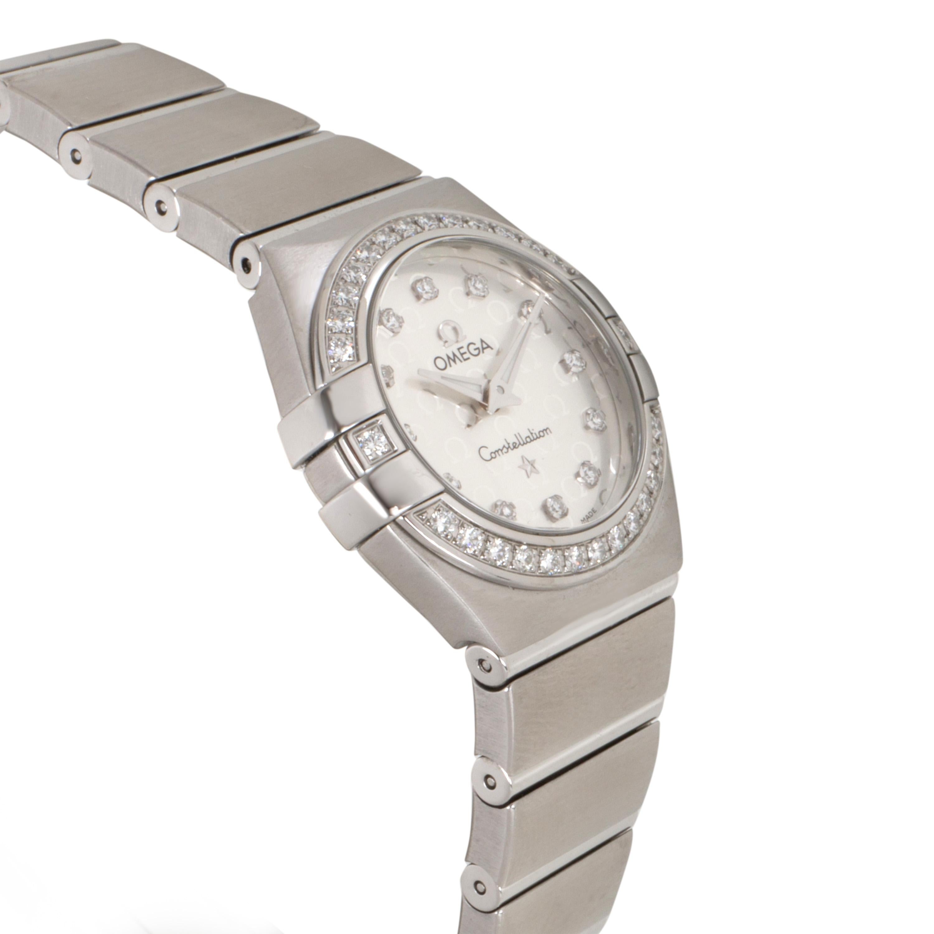 Omega Constellation 123.15.24.60.52.001 Women's Watch in Stainless Steel In Excellent Condition In New York, NY