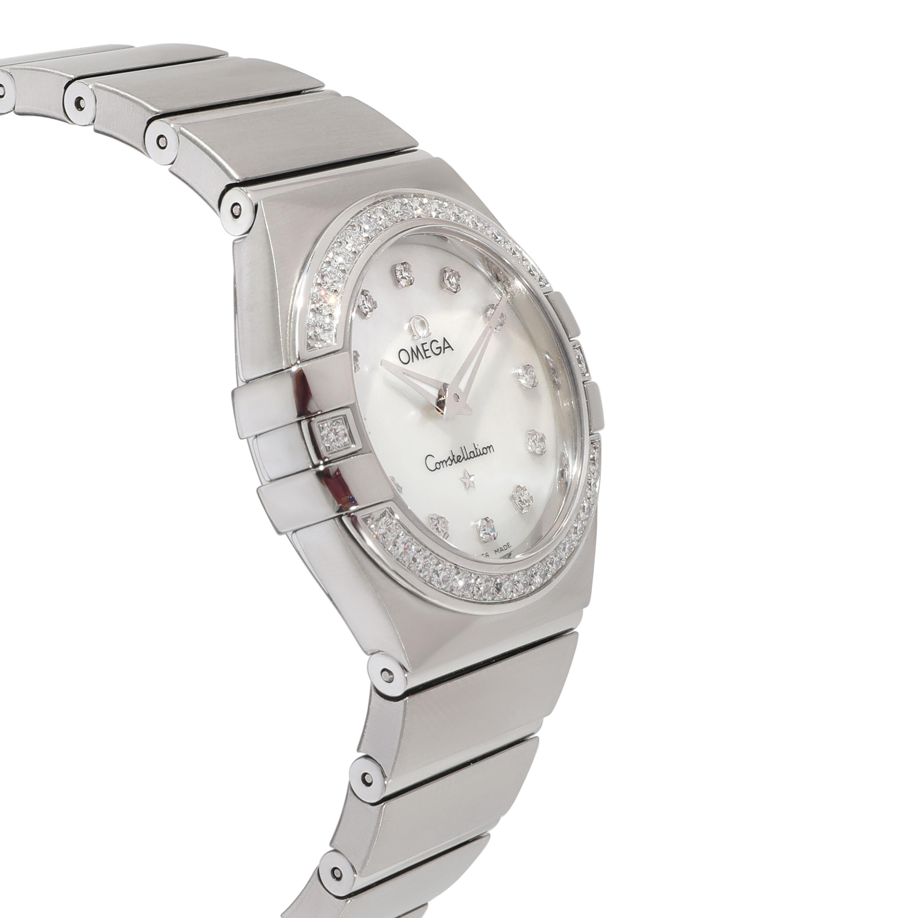 Omega Constellation 123.15.27.60.55.001 Damenuhr aus Edelstahl 1