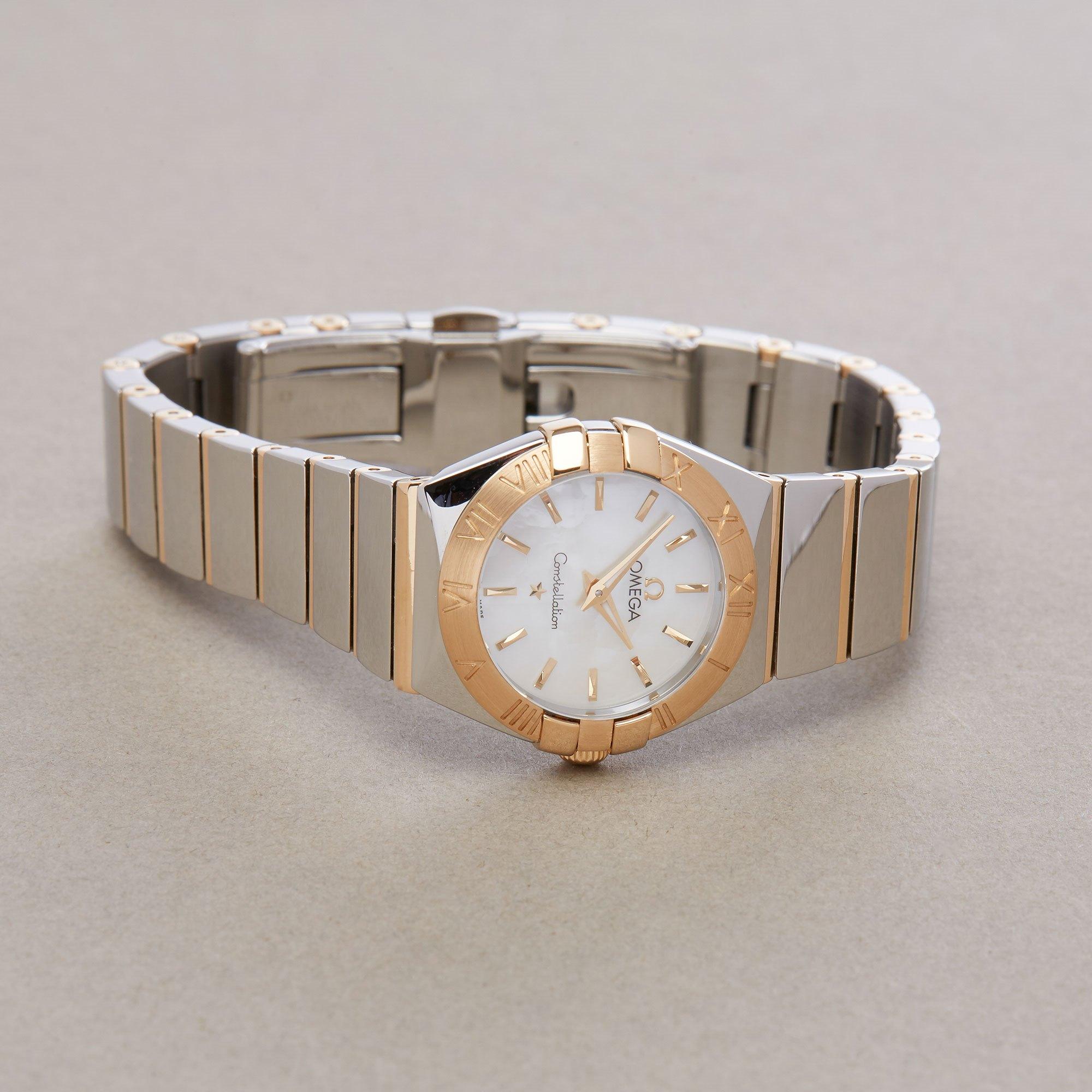 Women's Omega Constellation 123.20.24.60.05.002 Ladies Stainless Steel and Yellow Gold