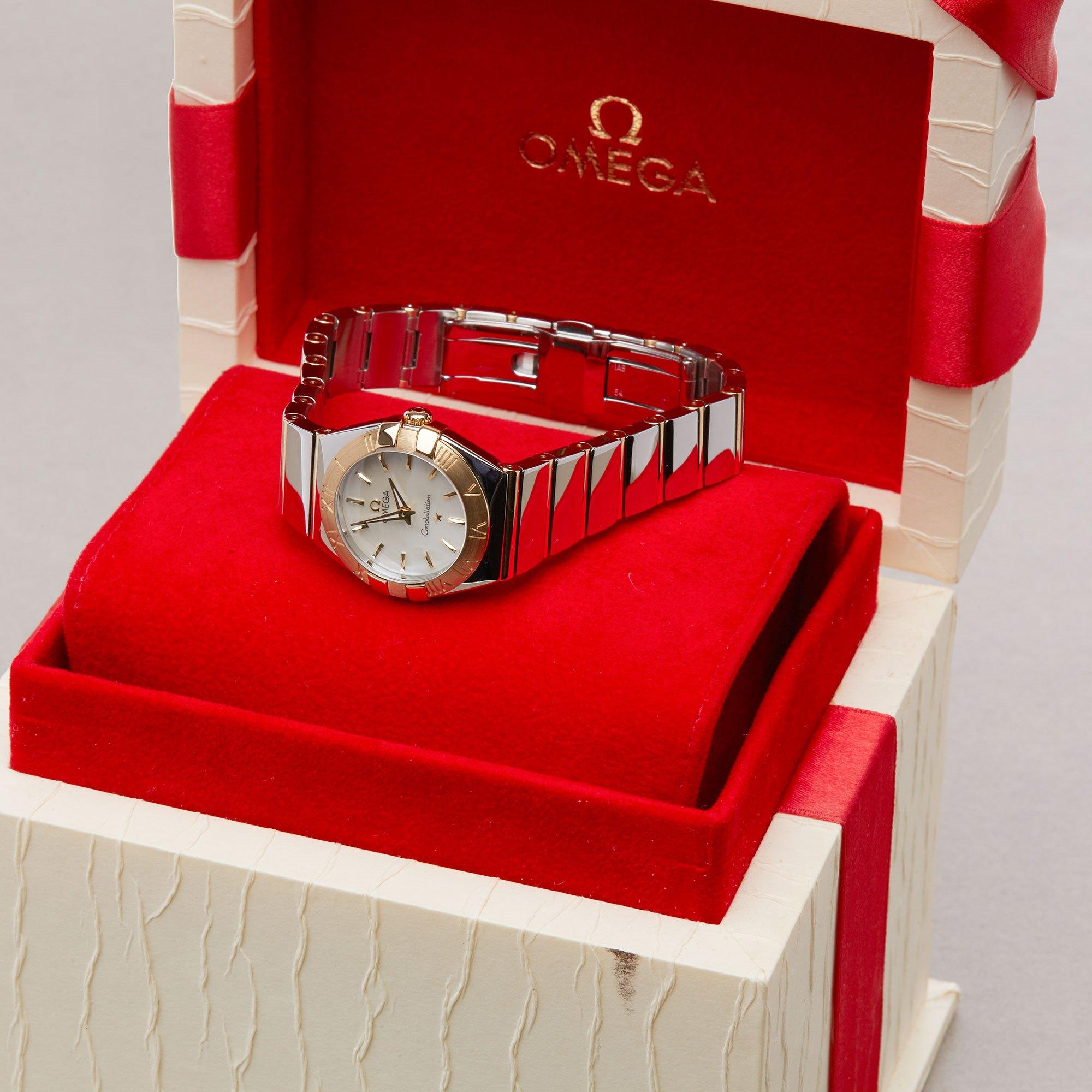 Omega Constellation 123.20.24.60.05.002 Ladies Stainless Steel and Yellow Gold 4