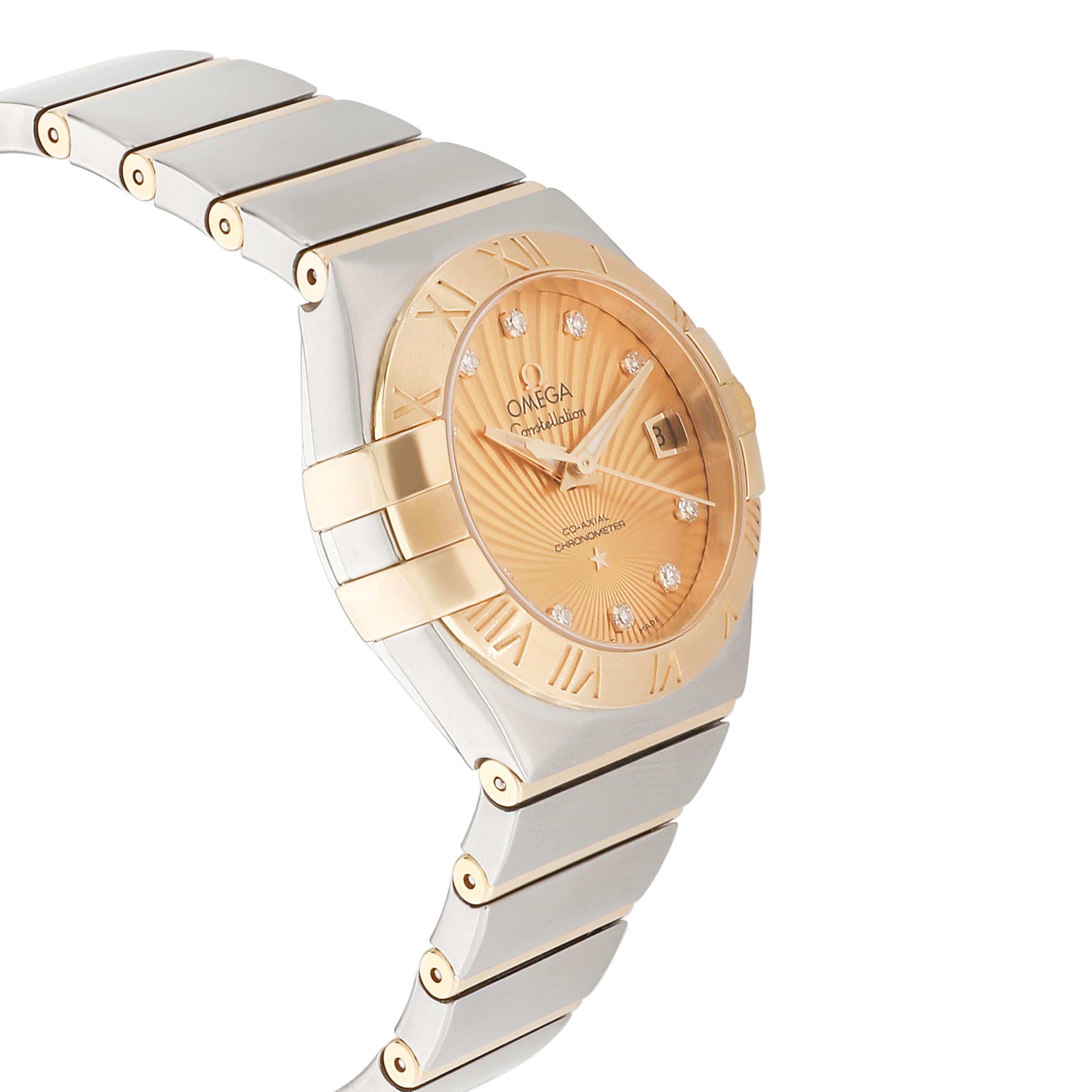 Omega Constellation 123.20.27.20.58.001 Women's Watch in 18k Stainless Steel/Yel For Sale 1