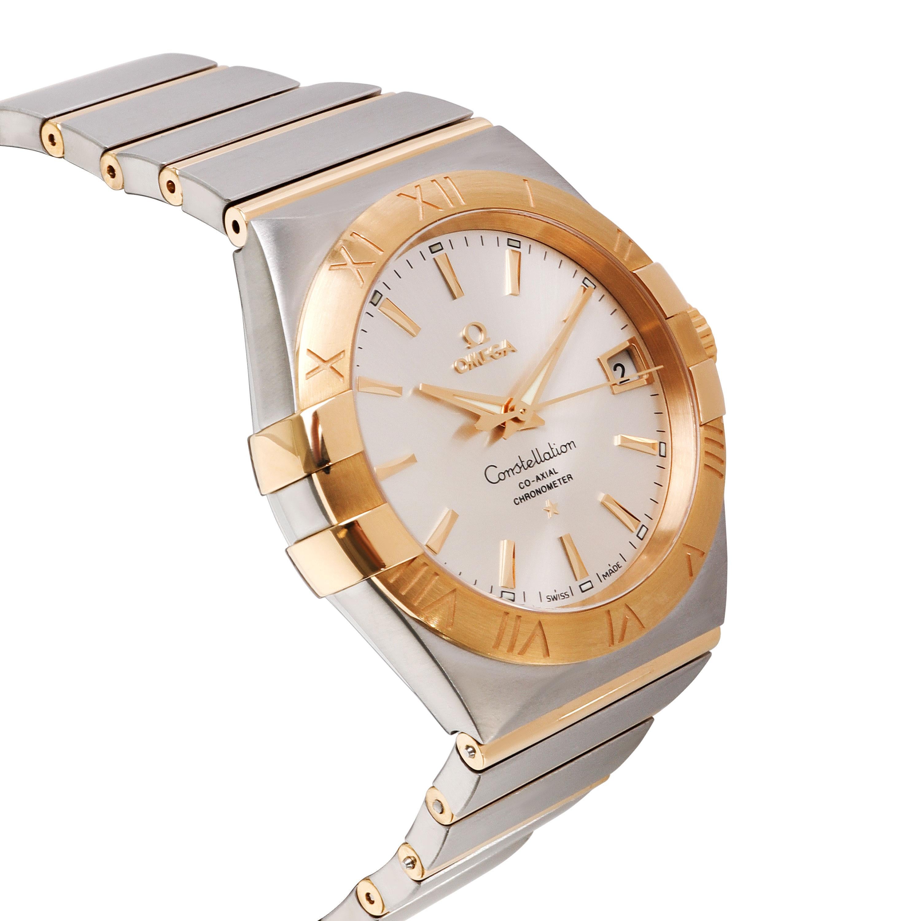 Omega Constellation 123.20.38.21.02.002 Herrenuhr aus Edelstahl/gelb G 1