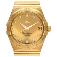 Omega Constellation 123.50.38.21.58.001, Gold Dial, Certified