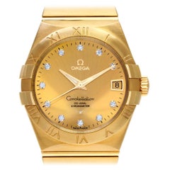 Omega Constellation 123.50.38.21.58.001, Gold Dial, Certified