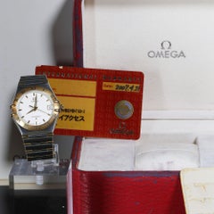 Omega Constellation 1312.30 Two Tone 33mm Roman Bezel White Dial Full Set Watch