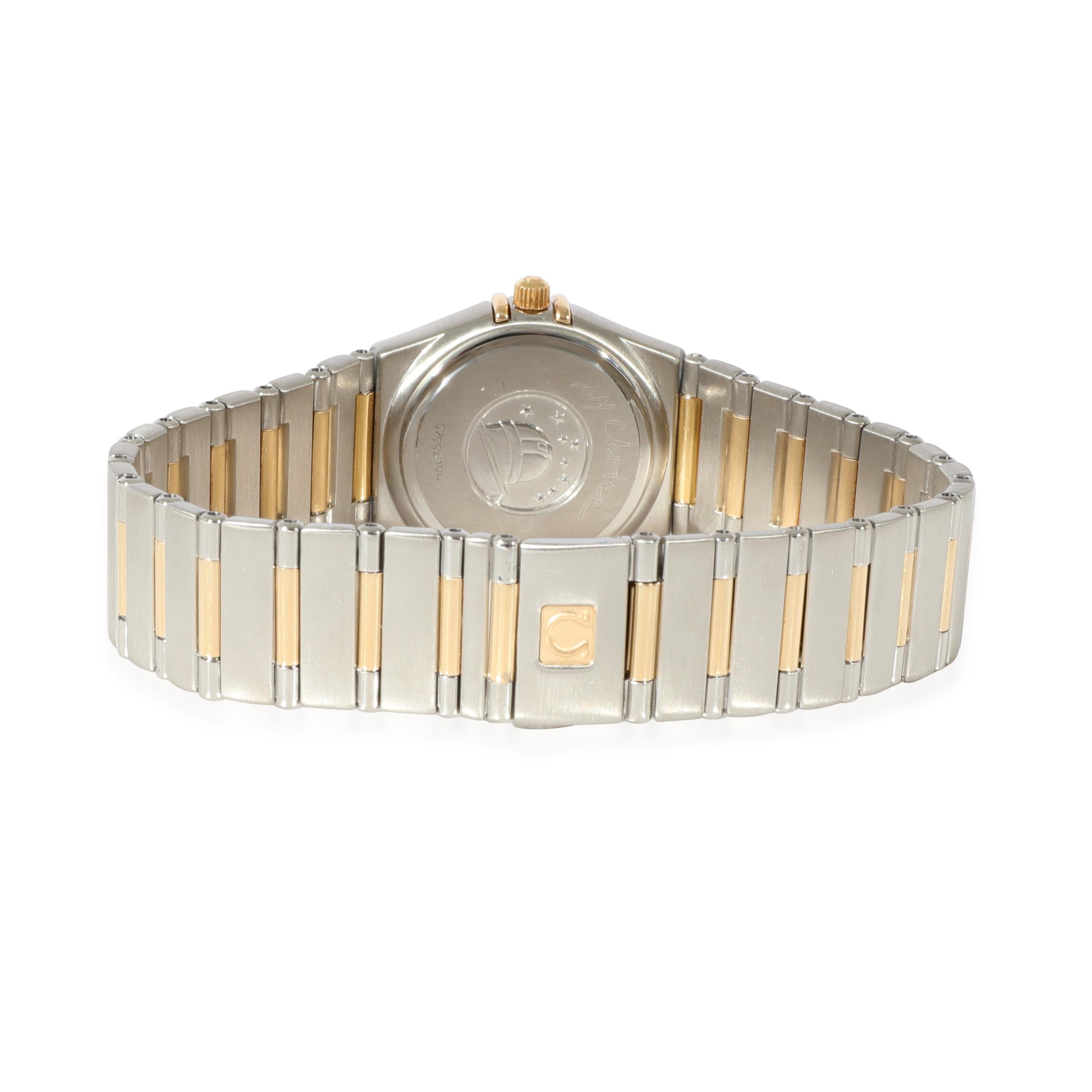 Omega Constellation 1376.75.00 Women's Watch in 18kt Stainless Steel/Yellow Gold

SKU: 122482

PRIMARY DETAILS
Brand: Omega
Model: Constellation
Country of Origin: Switzerland
Movement Type: Quartz: Battery
Year Manufactured: 2003
Year of