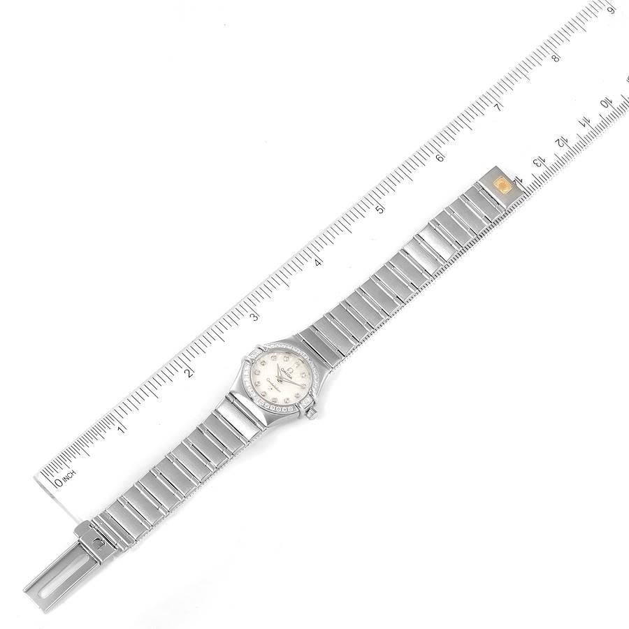 Omega Constellation 160. Jahrestag, Diamant-Diamant-Uhr, 111.15.23.60.55.001 im Angebot 4