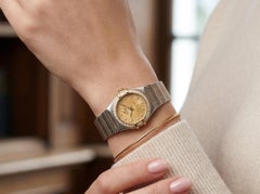 Omega Constellation 160th Anniversary Diamond Bezel & Dial Two-Tone Watch