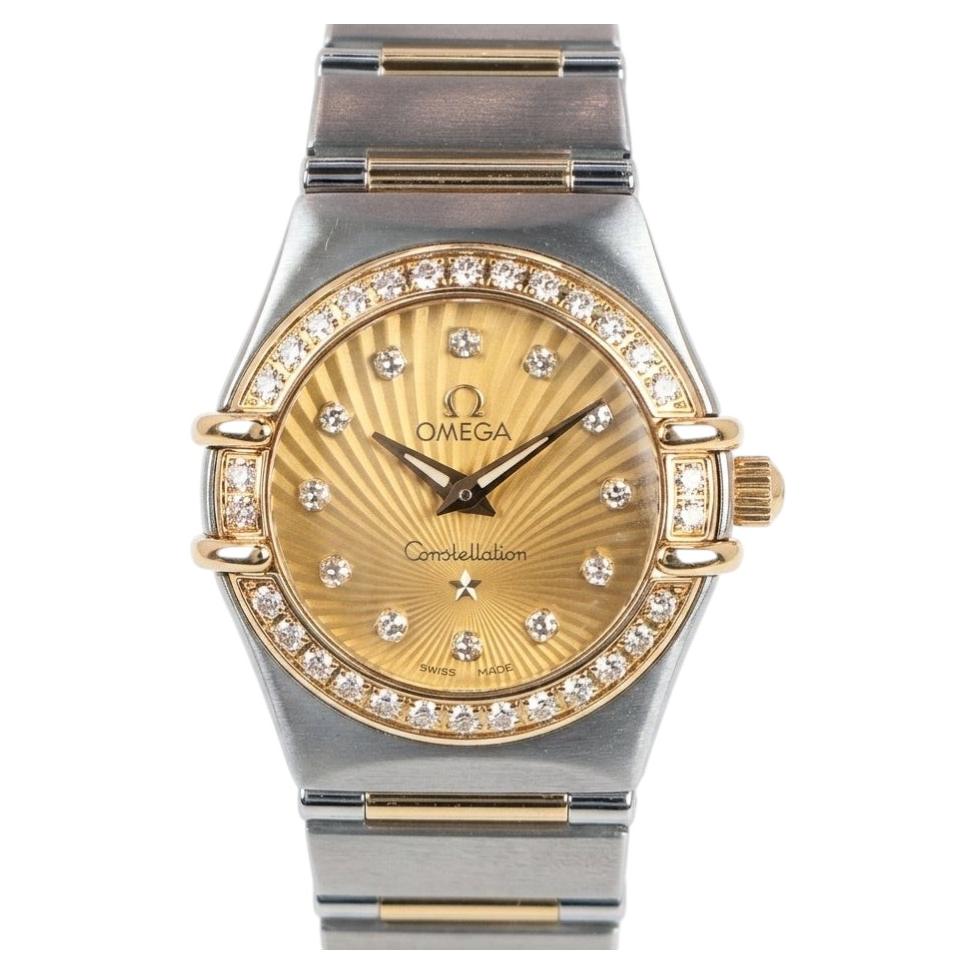 Omega Constellation – Zweifarbige Uhr zum 160-jährigen Jubiläum mit Diamantlünette und -zifferblatt