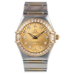 Omega Constellation 160th Anniversary Diamond Bezel & Dial Two-Tone Watch