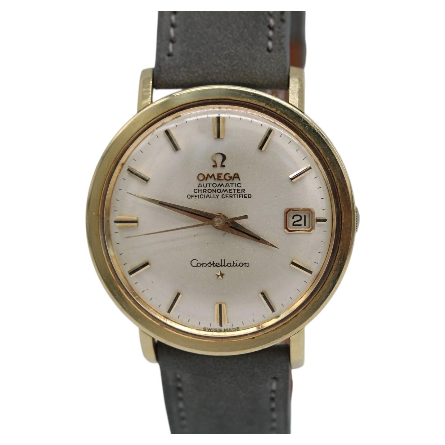 Omega Constellation 168.004– Calibre 561 – 35mm – Gold‑Plated Case