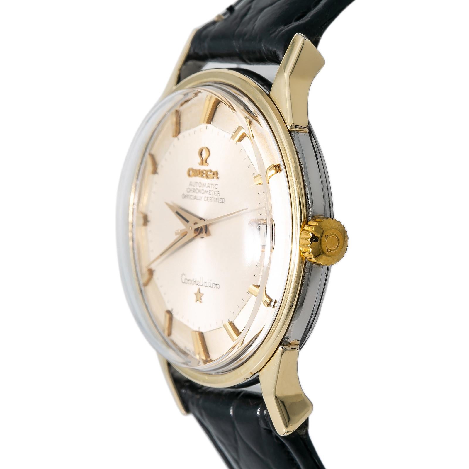 Contemporary Omega Constellation 168.005, Black Dial, Certified and Warranty