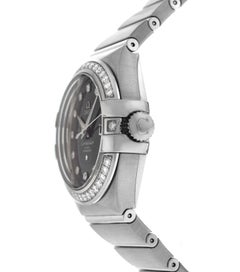 Omega Constellation 18 Karat Gold Diamond Automatic Watch