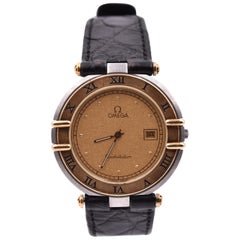 Omega Constellation 18 Karat Yellow Gold and Stainless Steel Watch