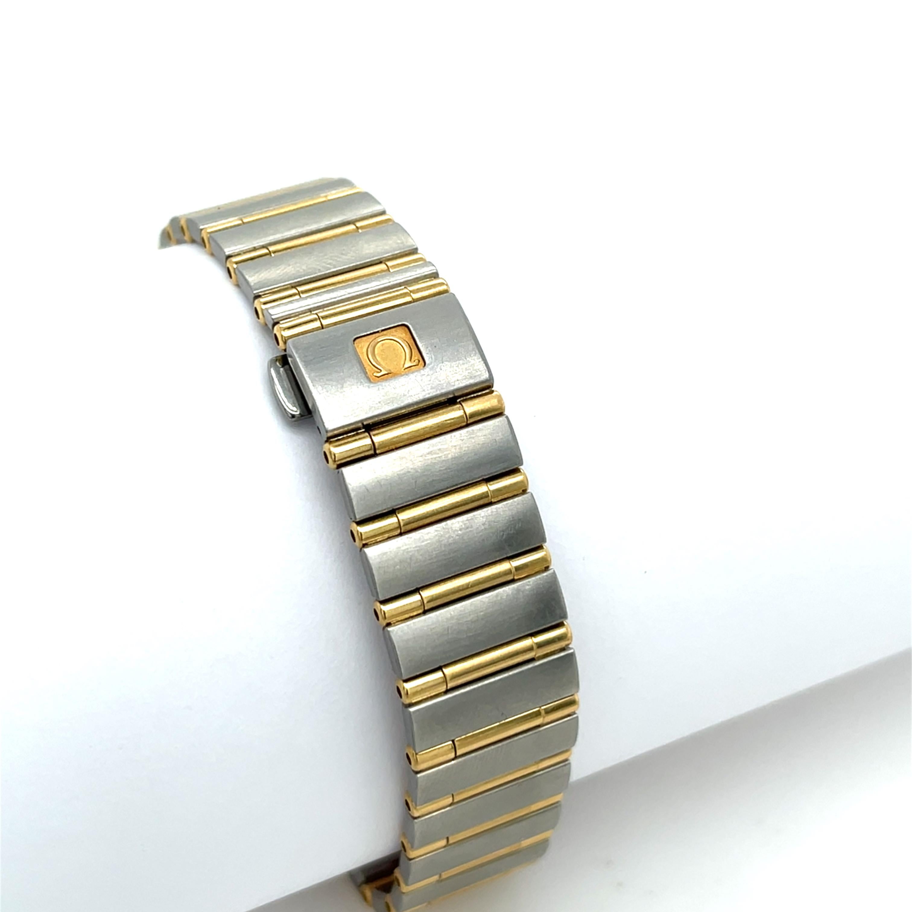 Women's or Men's Omega Constellation 18ct & Stainless Steel Watch Ref: 585006380 For Sale