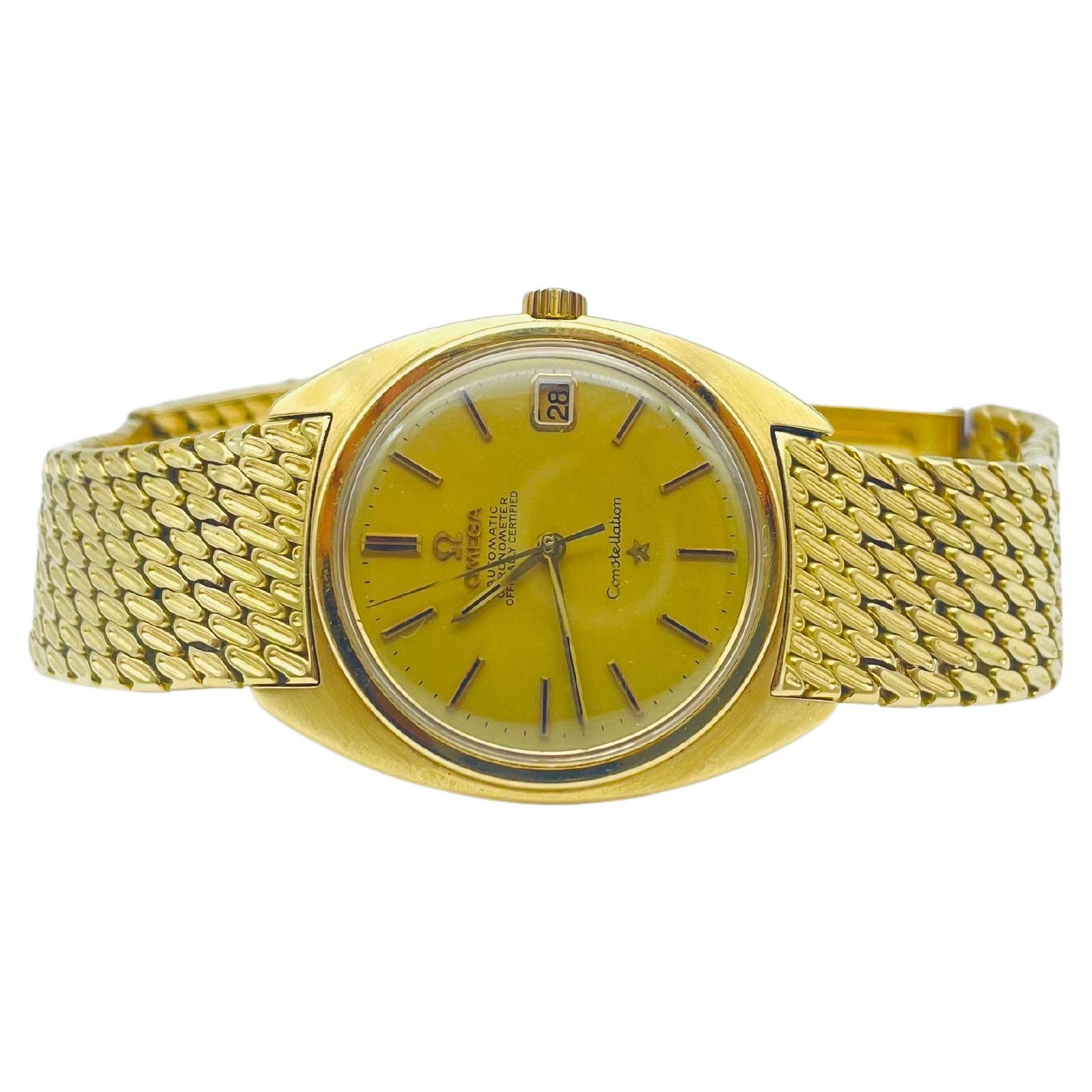 Is an Omega Constellation watch gold?