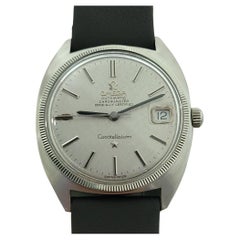 Omega Constellation 18k Gold Bezel Mens Date Automatic 1960s Vintage RA539